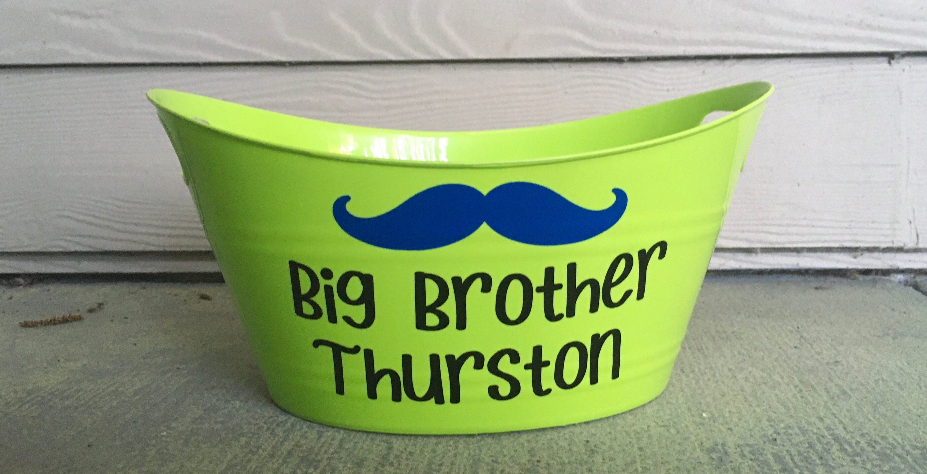Custom Big Brother gift basket or Big Sister basket Etsy