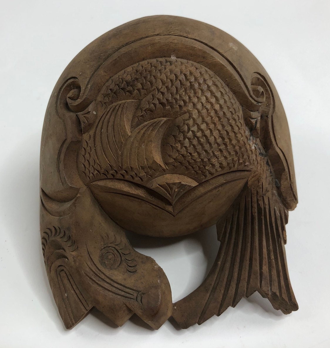 Mokugyo/ Wooden Fish Drum/ Antique Japanese Buddhist Carved Etsy