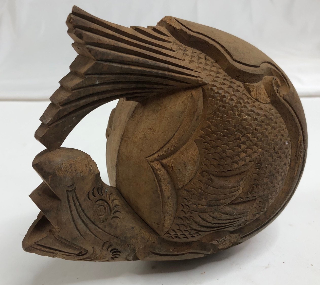 Mokugyo/ Wooden Fish Drum/ Antique Japanese Buddhist Carved Etsy