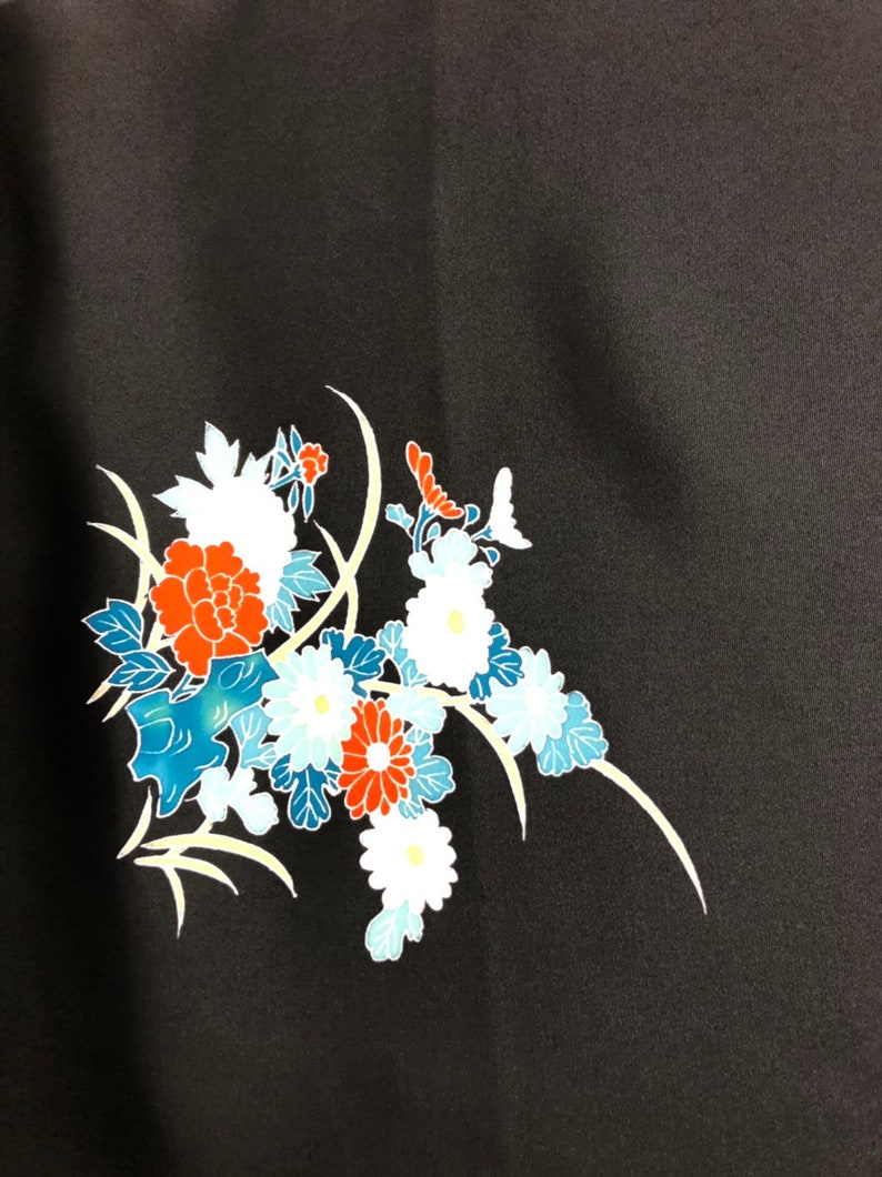 Vintage Japanese Silk Kimono Fabric 3512