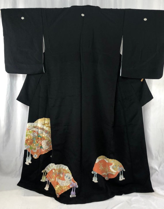 Tomesode/ Japanese Kimono/ Vintage Kimono/ 28742