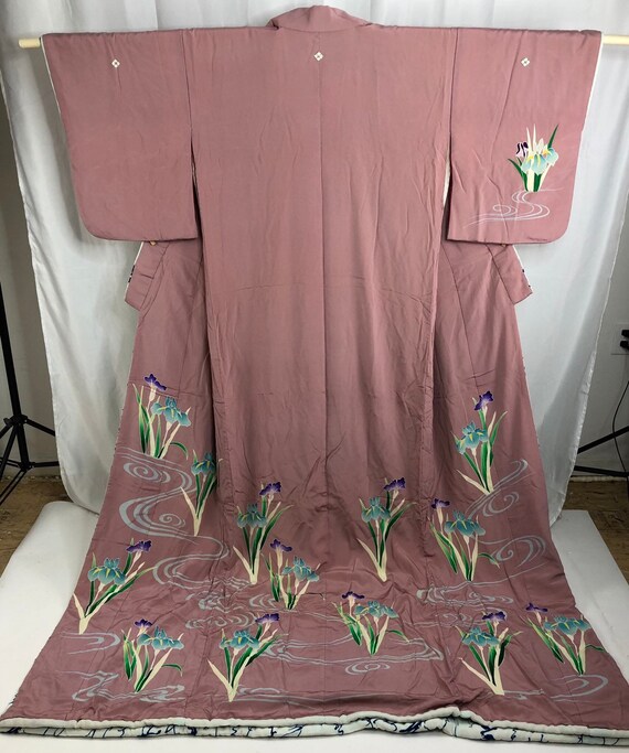 Vintage Kimono/ Japanese Silk Stage Kimono/ 28631