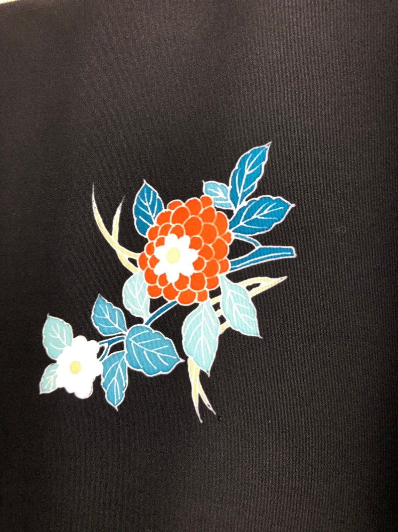 Vintage Japanese Silk Kimono Fabric 3512
