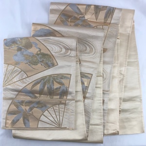 Japanese Kimono Obi/ Vintage Fukuro Obi/ Cosplay/ Kimono Belt/ Obi Sash/ Japanese Weaving/ 888308