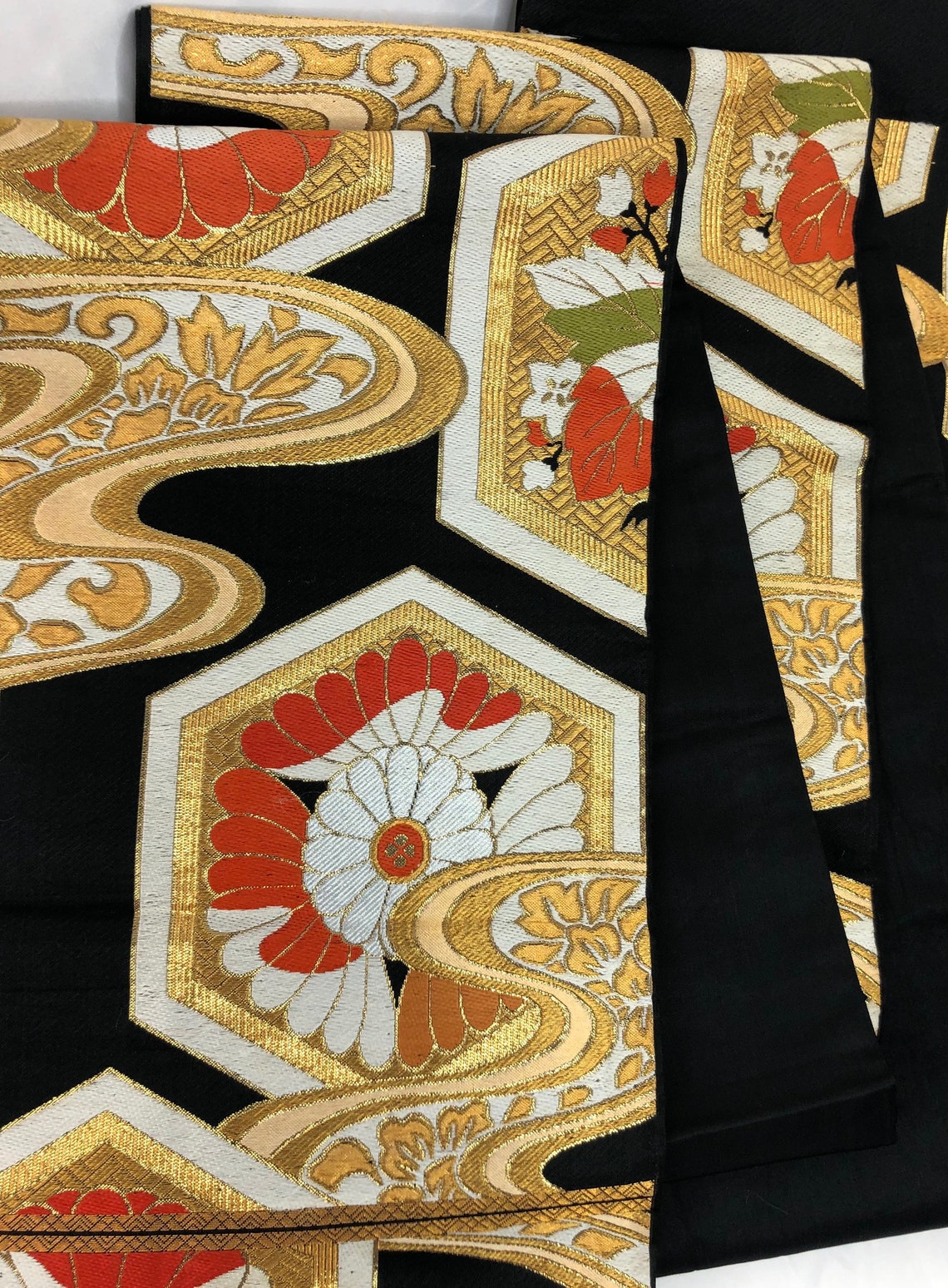 Japanese Kimono Obi/ Vintage Silk Fukuro Obi/ Cosplay/ Kimono | Etsy