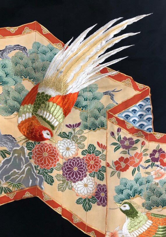 Tomesode/ Japanese Kimono/ Vintage Kimono/ 28730