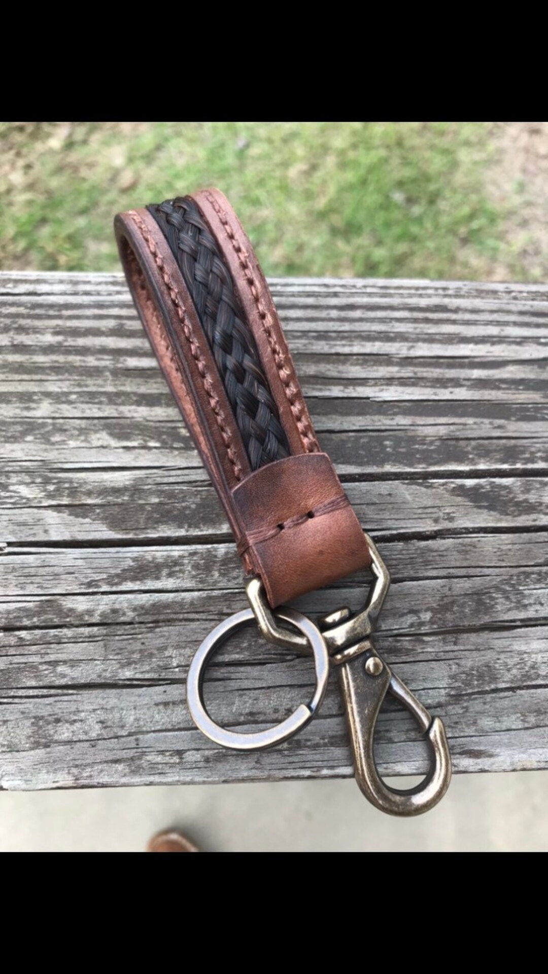 Custom Horsehair Keychain send Your Horses Hair Etsy