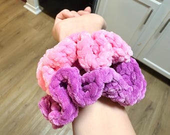 Chunky Crochet Scrunchies | Umweltfreundliches Garn