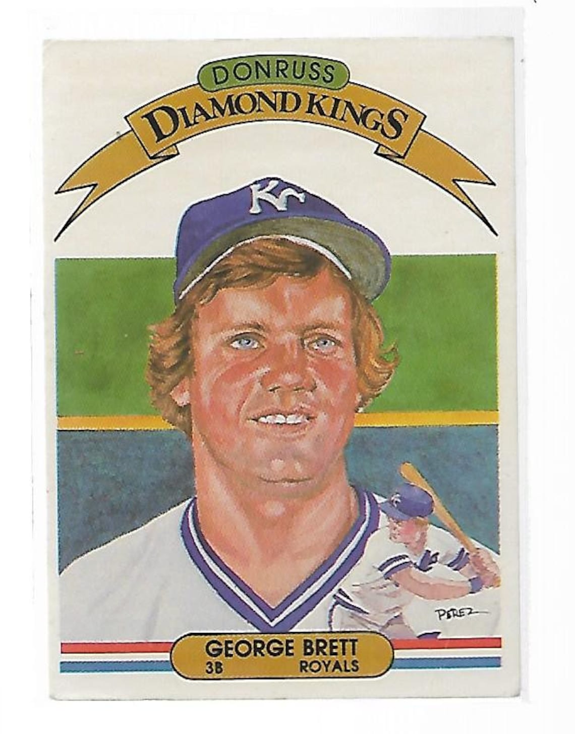 Brett 1982 Donruss Diamond King Vintage Baseball Card Etsy