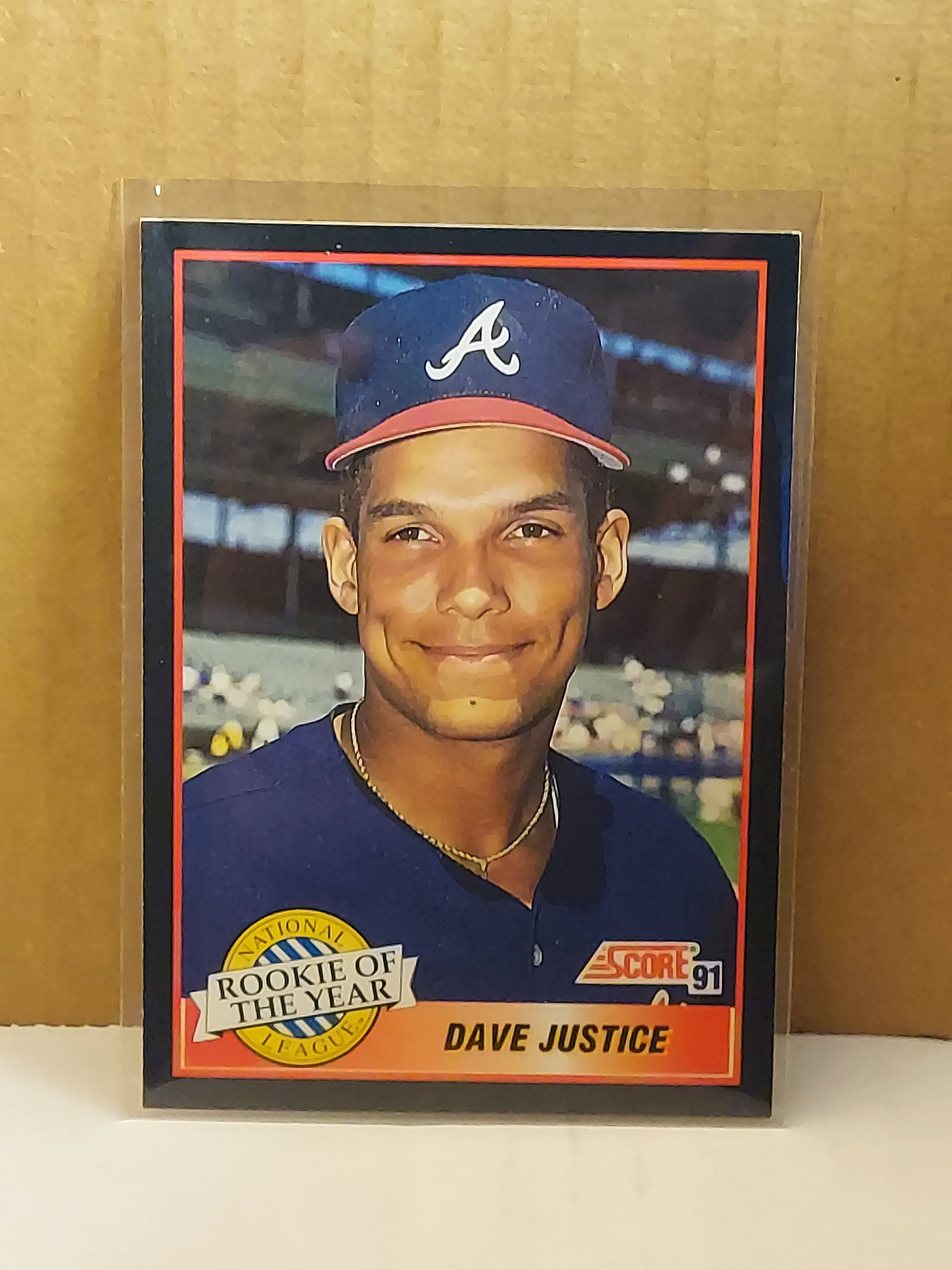  1990 Donruss Dave Justice #704 NM Near Mint RC Rookie