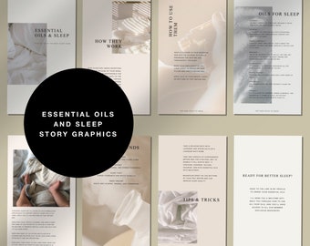 young living essential oil class | story class | story slides | essential oils and sleep class | essential oil graphics