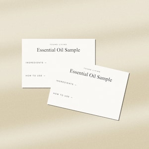 download + print monsterkaart etherische olie | minimaal afdrukbare voorbeeldkaart voor essentiële oliën | digitaal downloaden