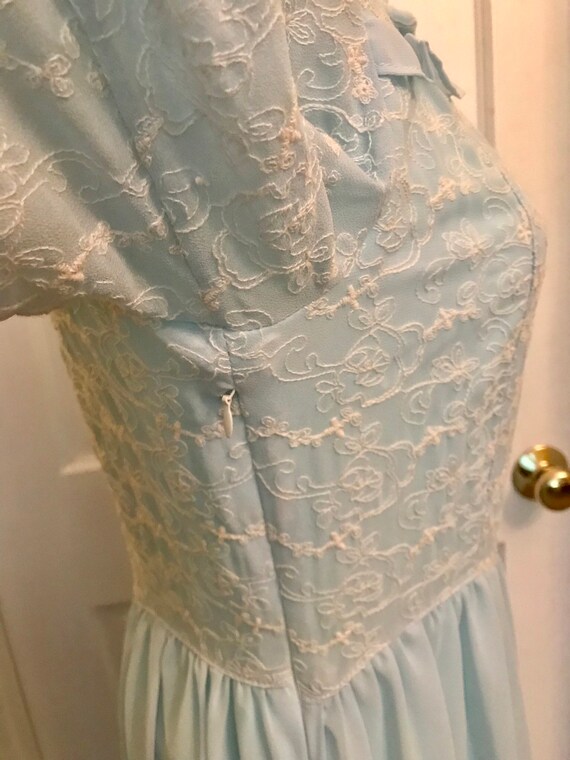 RARE FIND~1930's Beautiful Flowing Princess Dress… - image 6