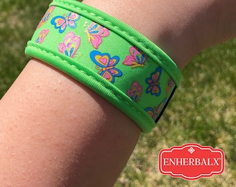 Green Butterfly Mosquito Repellent Bracelet