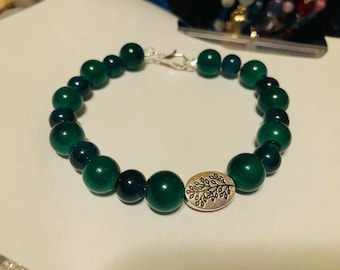 Silver-Fern bracelet