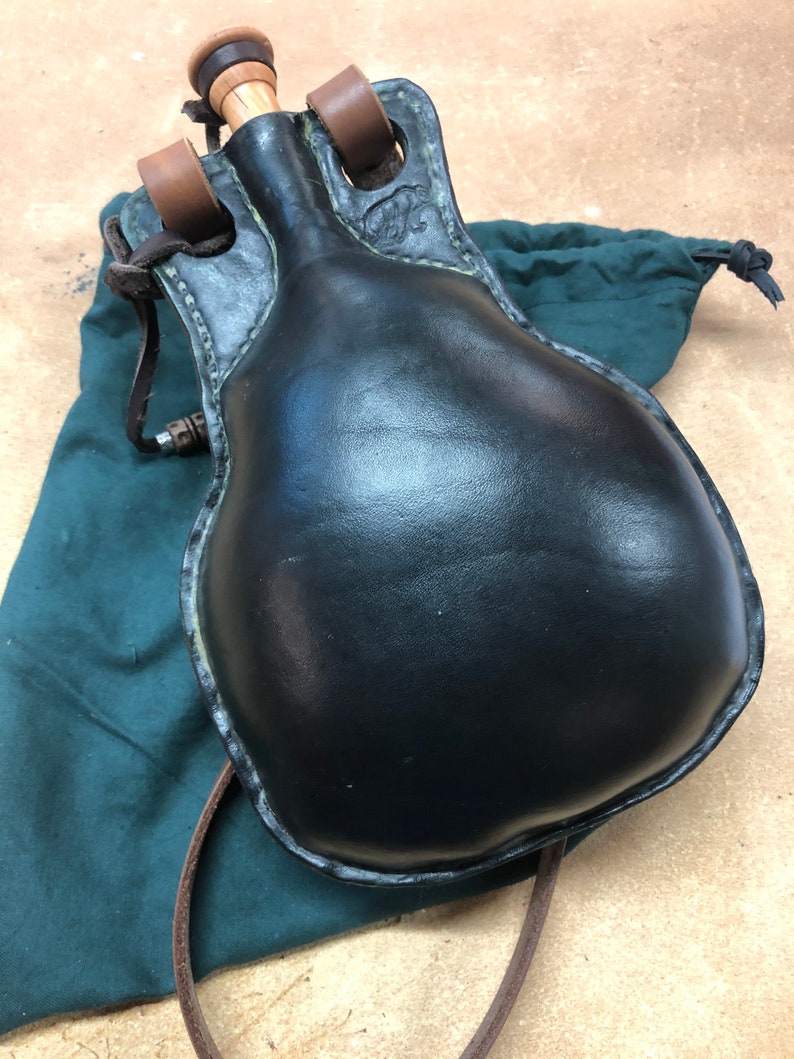 leather wineskin