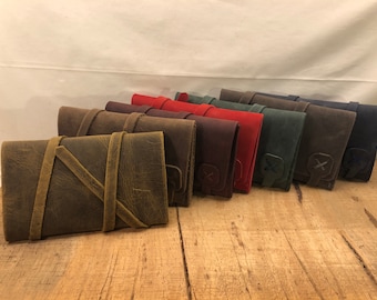 Portefeuille en cuir, Pochette en cuir, Pochette en cuir