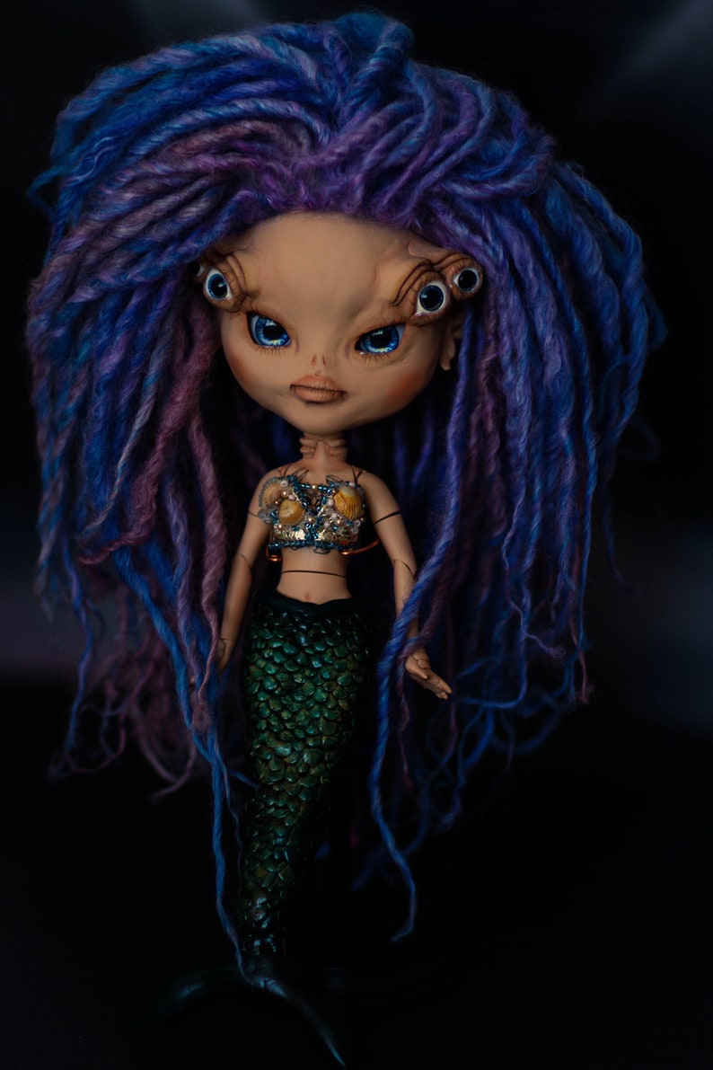 custom, tbl, ooak The Mermaid Blythe