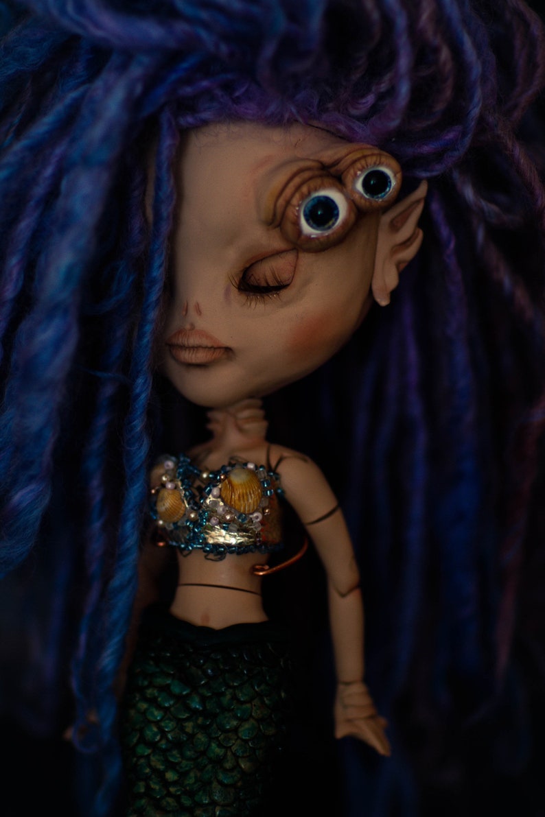 custom, tbl, ooak The Mermaid Blythe