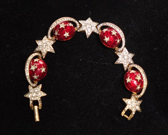 Butler & Wilson Bracelet Stars Planets Saturn Cele