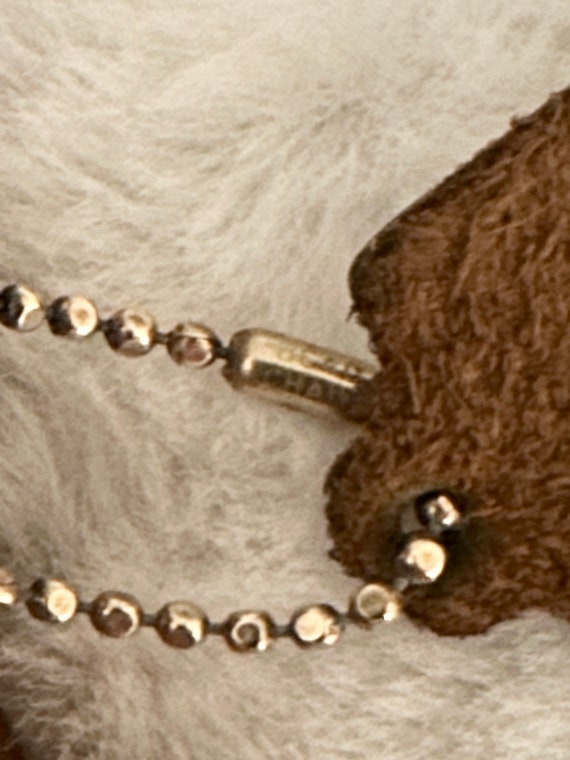 Rare Vintage Coach Hasp Bag Original bead chain h… - image 5