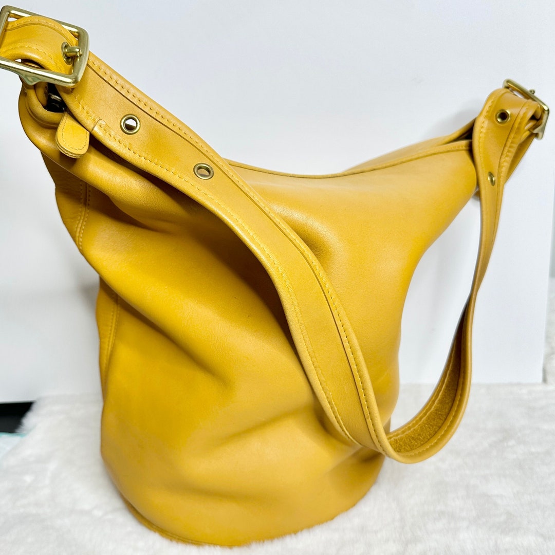 Vintage Coach XL Duffle Travel Bag Weekender Feed Sac 9085 Etsy