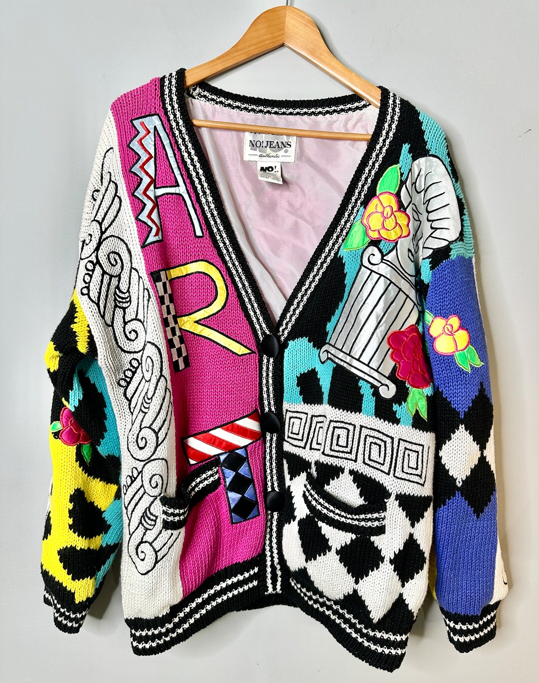 Absolutely No Jeans 90s Fully Lined Knit Cardigan - Etsy Absolutely No Jeans 90s Fully Lined Knit Cardigan - Etsy