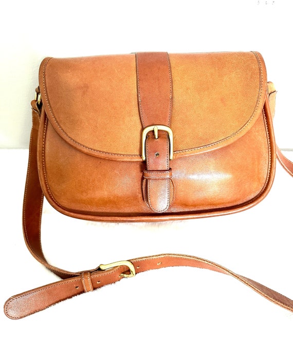 Vintage Coach Full glove Tanned Leather British Ta