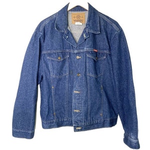 Vintage 1970s-80s Wrangler Denim Trucker Jacket Size L