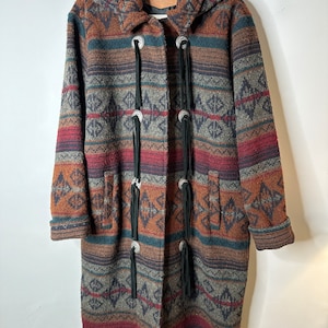 Woolrich Aztec Long Coat - Etsy