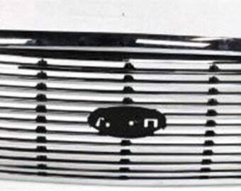 10333712 GM1036107 Front Bumper Grille New Chevy Chrome shell dark gray insert