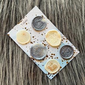Velaris Night Court A Court of Thorns and Roses Fantasy Starfall ACOTAR ACOMAF Self-Adhesive Wax Seal Stamp Sticker Set