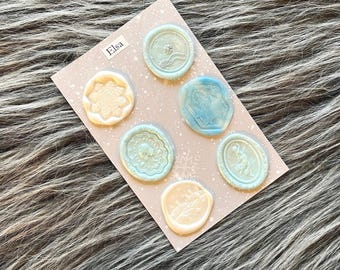 Elsa Frozen Small Disney Princess Queen Winter Snow Self-Adhesive Wax Seal Stamp Sticker Set
