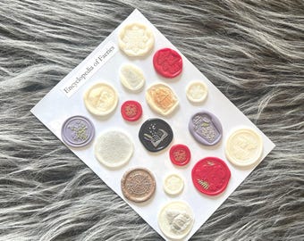 Emily Wilde's Encyclopedia of Faeries Wax Seal Stickers