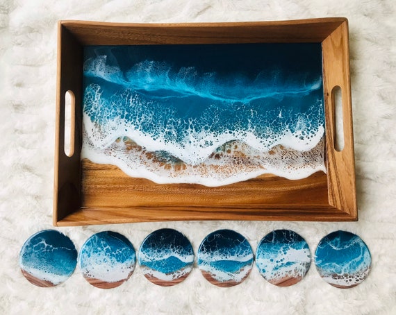 Blue and Cooper Home Decor Resin finish | Serving tray