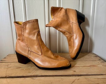 Cowboy Boots by Acme 1970s - Mens Size 9.5 (closer to Size 9