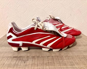  Predator サッカーシューズ レッド/ホワイト Vintage Adidas Predator Absolute 2006 Red and White Powerswerve SG