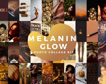 Melanine Glow Photo Collage Kit | Muur Collage | 40 stuks | Esthetische kamerinrichting