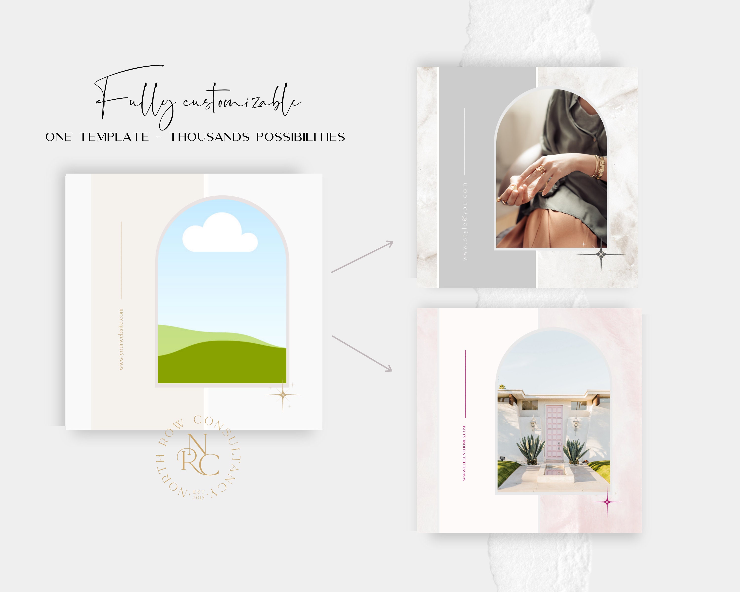 Marketing Instagram Posts Templates for Luxury Brands, Bloggers and ...