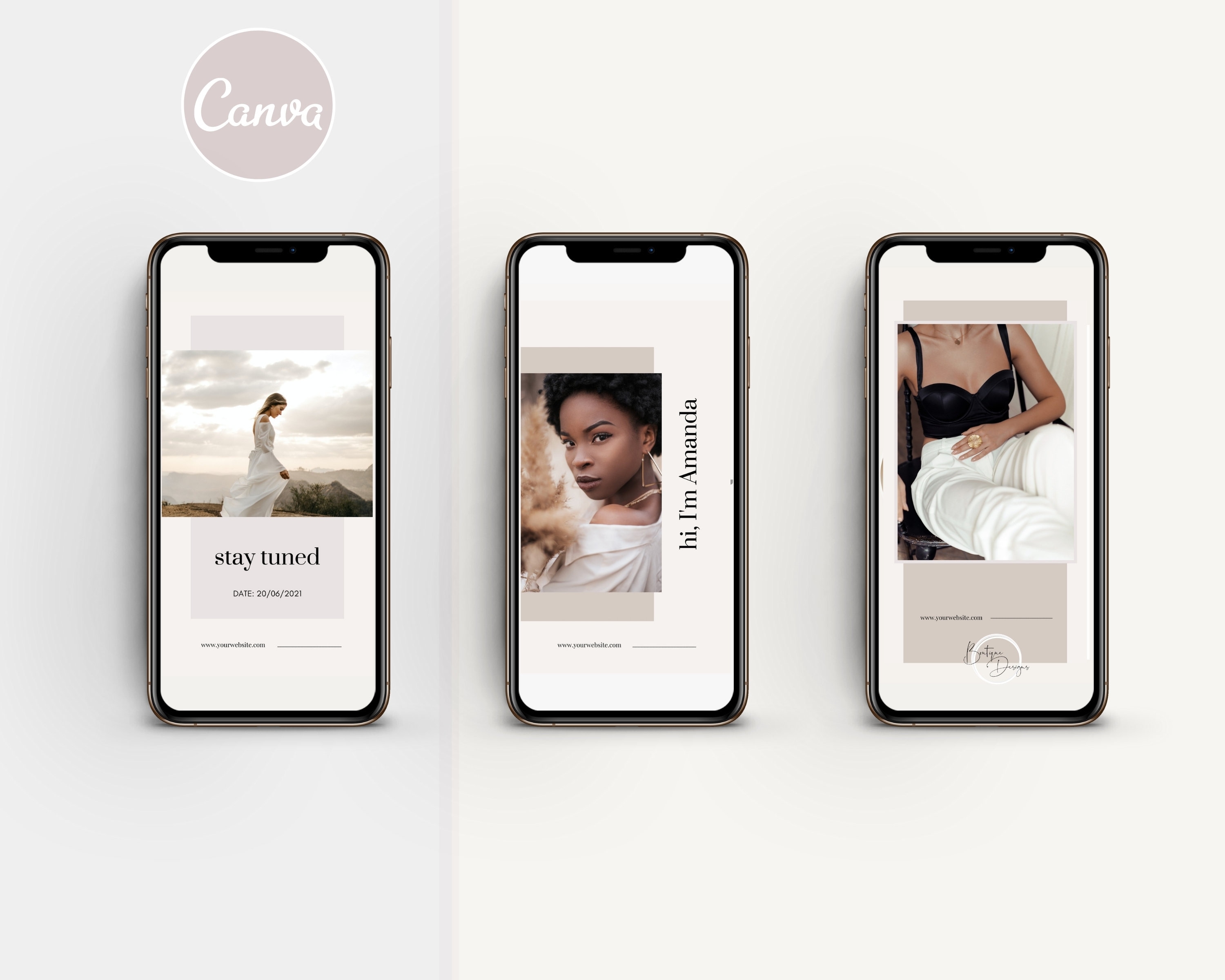 Ultimate Fashion Marketing Social Media Story Canva Templates for ...
