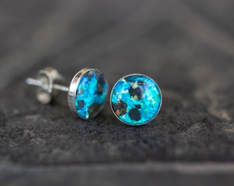 Aretes Pequeños De Mariposa En Plata De Ley 925 - Cierre De Tornillo Trasero | Regalo PE1 | Unisex Y Elegantes