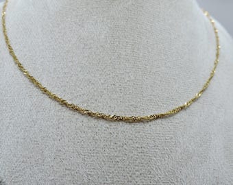 Gold Stainless Steel Necklace to Personalize, Necklace to Personalize, Stainless Steel Necklace