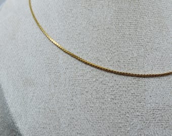 Gold Stainless Steel Necklace to Personalize, Necklace to Personalize, Stainless Steel Necklace