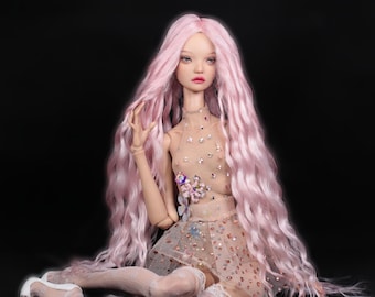 bjd wig for Tender creation doll Angora goat