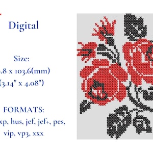 Machineborduurontwerp, patroon Oekraïense folk, Сross-stitch machineborduurontwerp, Oekraïens ornament.