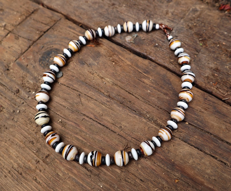 West African Glass Trade Bead Necklace