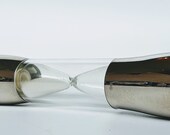 Silver Plated and Glass Sand Egg Timer
