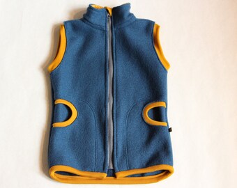 Whale Vest Organic Organic Wool Wool Wool Wool Walk Vest