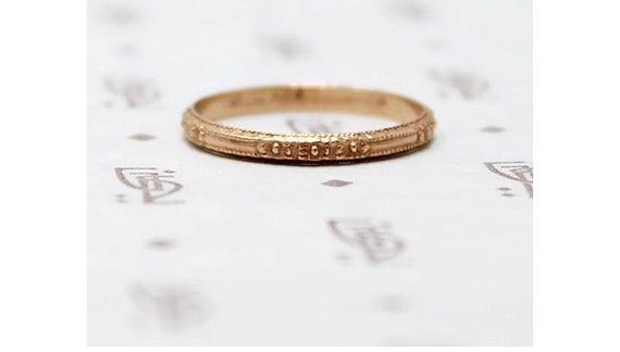 SOLD***********1930’s Rose Gold Ring - image 3