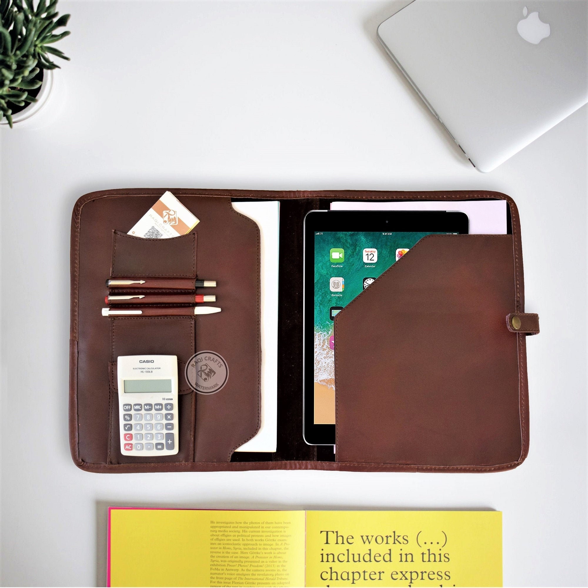 Premium Leather Executive Portfolio Portfolio Organizer Etsy UK